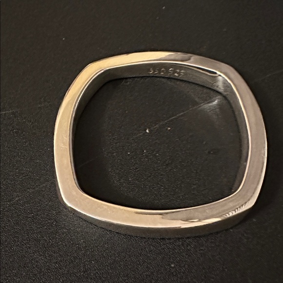 Silver Square Ring - Picture 2 of 3